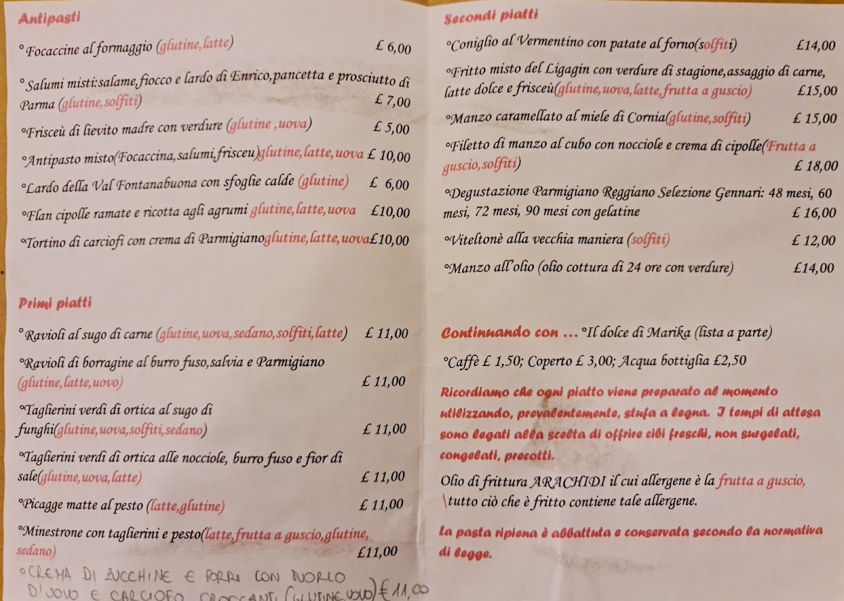 Menu Trattoria Bar Vittorio Ligagin-2