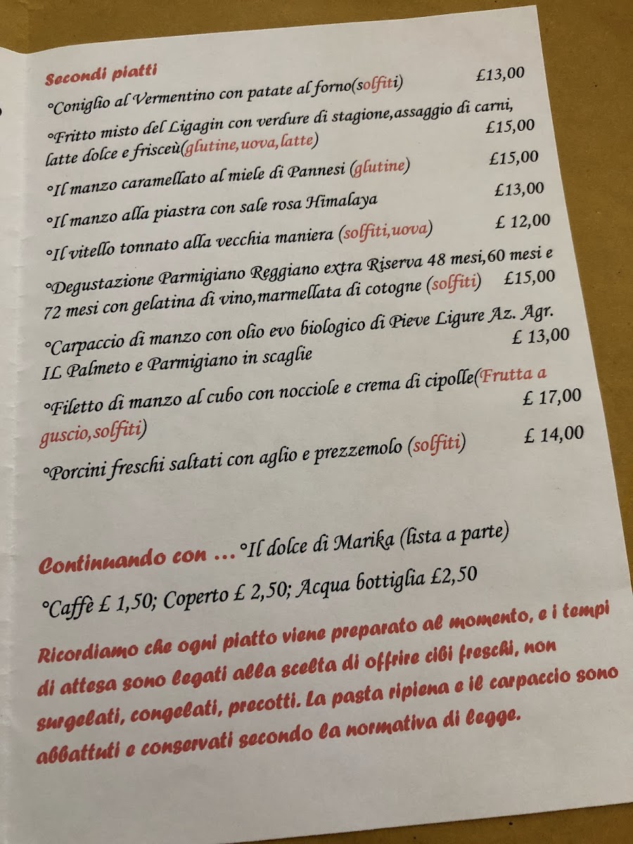 Menu Trattoria Bar Vittorio Ligagin-7
